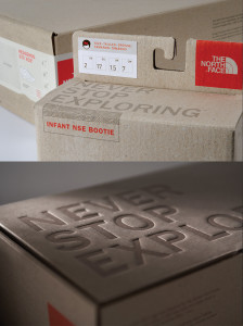 The North Face packaging