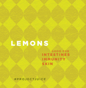 Project Juice brand pattern - lemons