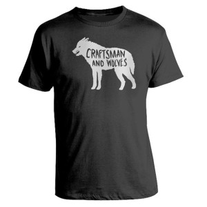 Craftsman and Wolves t-shirt design