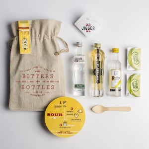 Bitters + Bottles Travel Size Alcohol branding and packaging