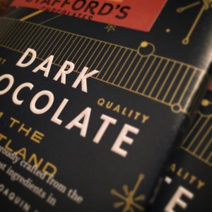 Staffords Chocolates packaging
